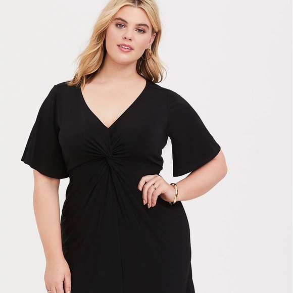 black maxi dress for wedding guest Azari Color:Picture Color neckline:off-the-shoulder The Hollies - Long